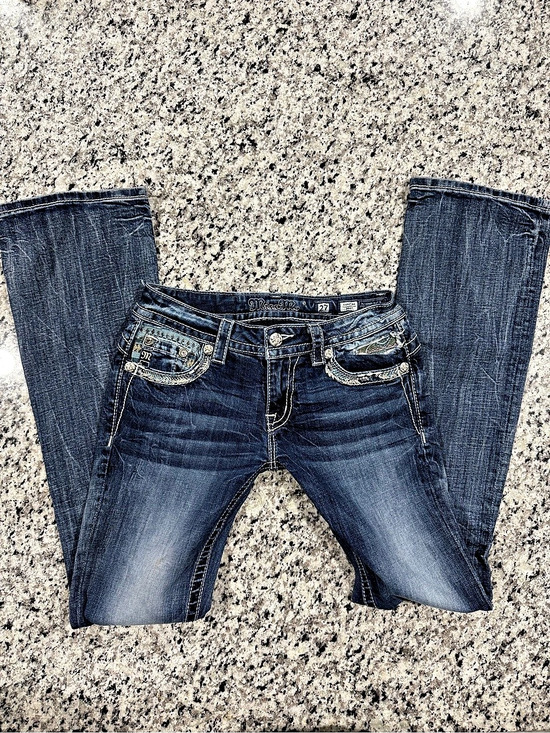 Miss Me Denim - Miss Me Signature Bootcut Jeans Blue